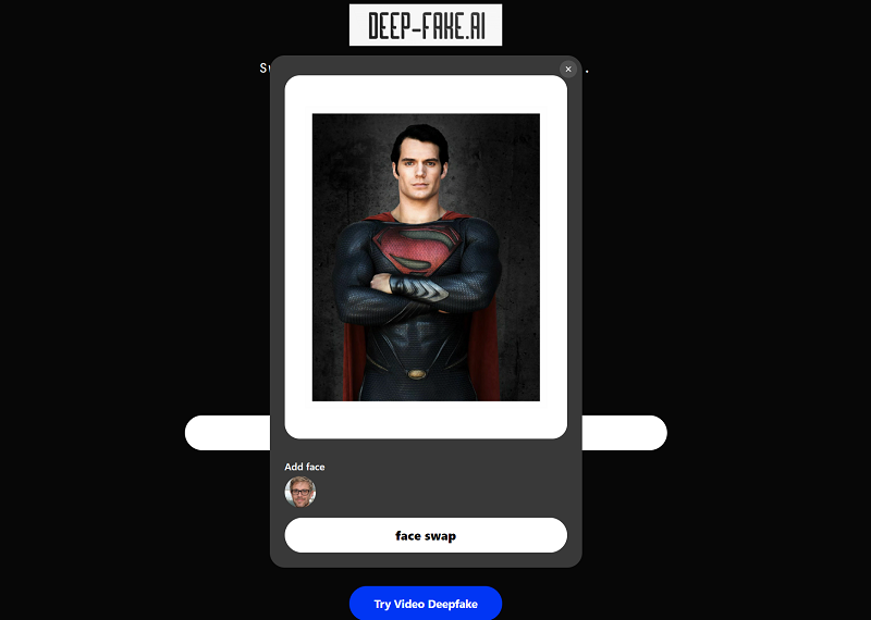 deep-fake.ai face swap image