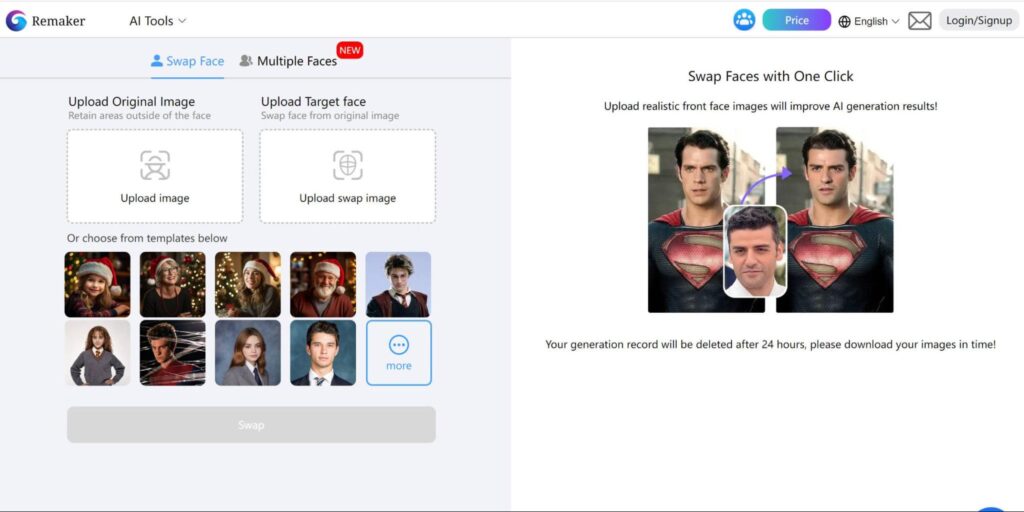 Remaker.ai: Free Deepfake Maker for Face Swapping - AIPornSites.ai