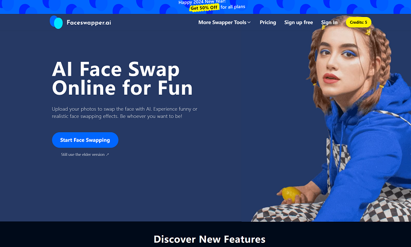 face swapper homepage